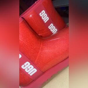 Rose pink mini clear Ugg